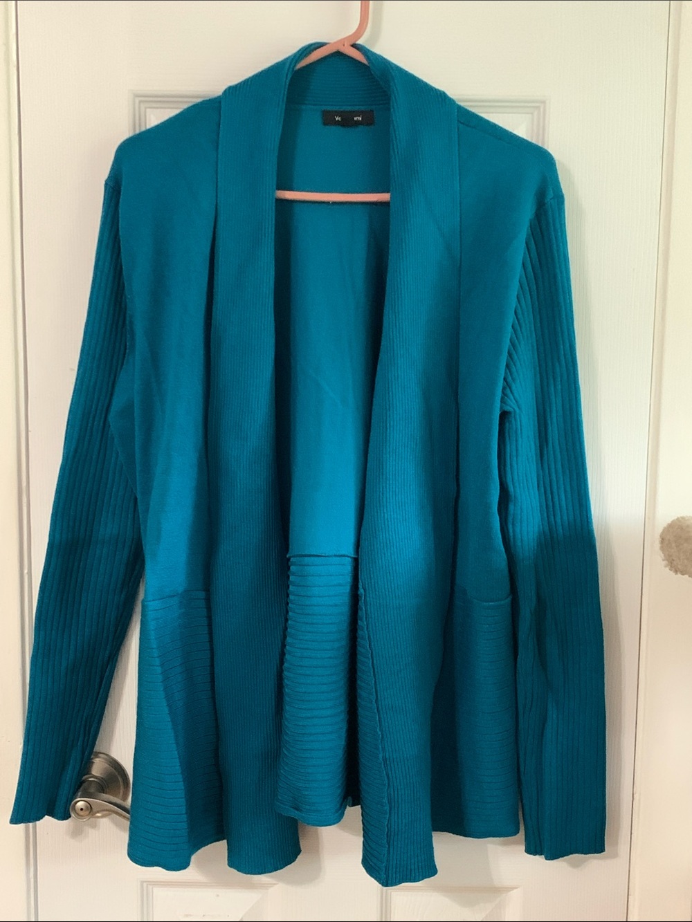 Verve Ami Teal Open-Front Women's Cardigan